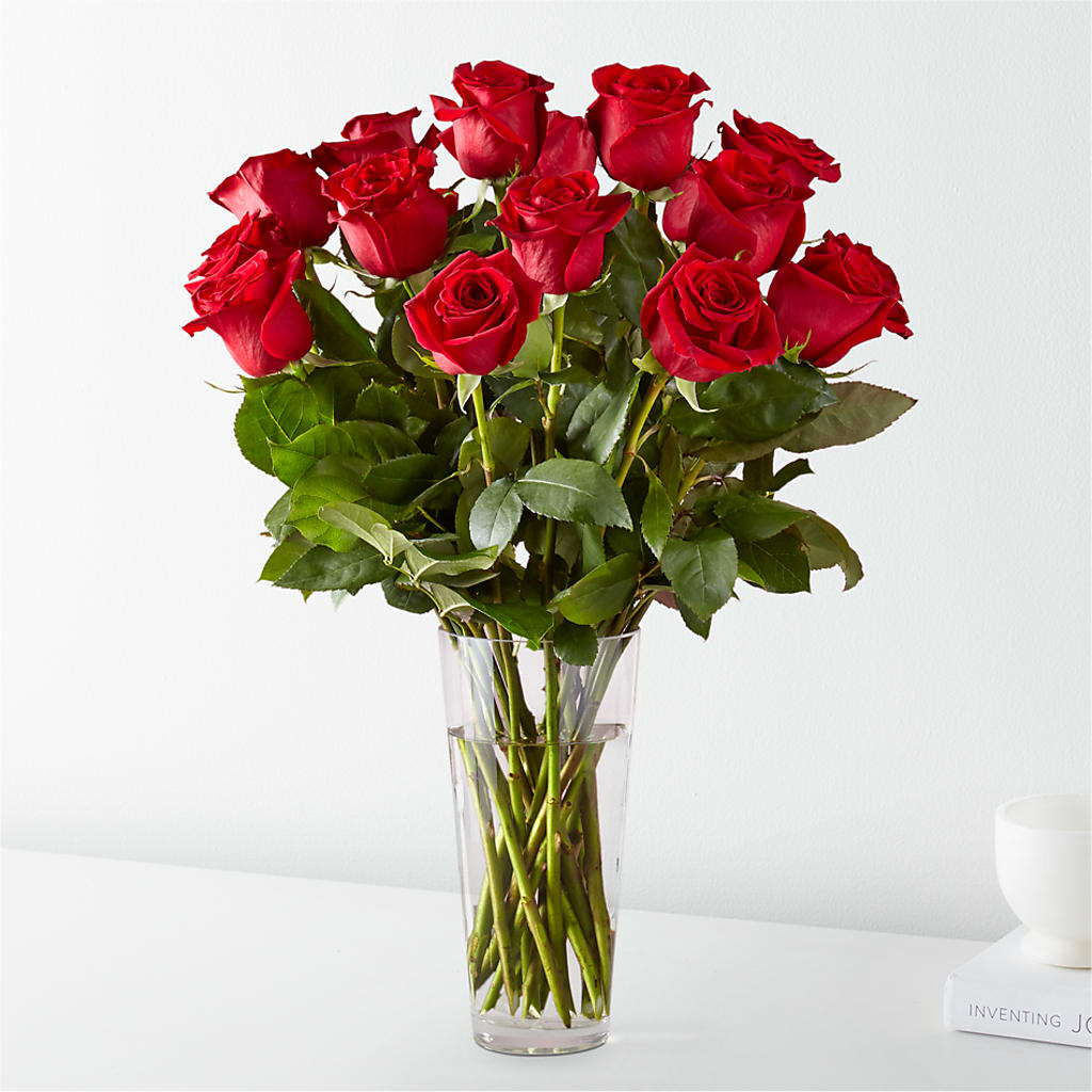 Long Stem Red Rose Bouquet – Barbur Floral Shop, Geneva NE