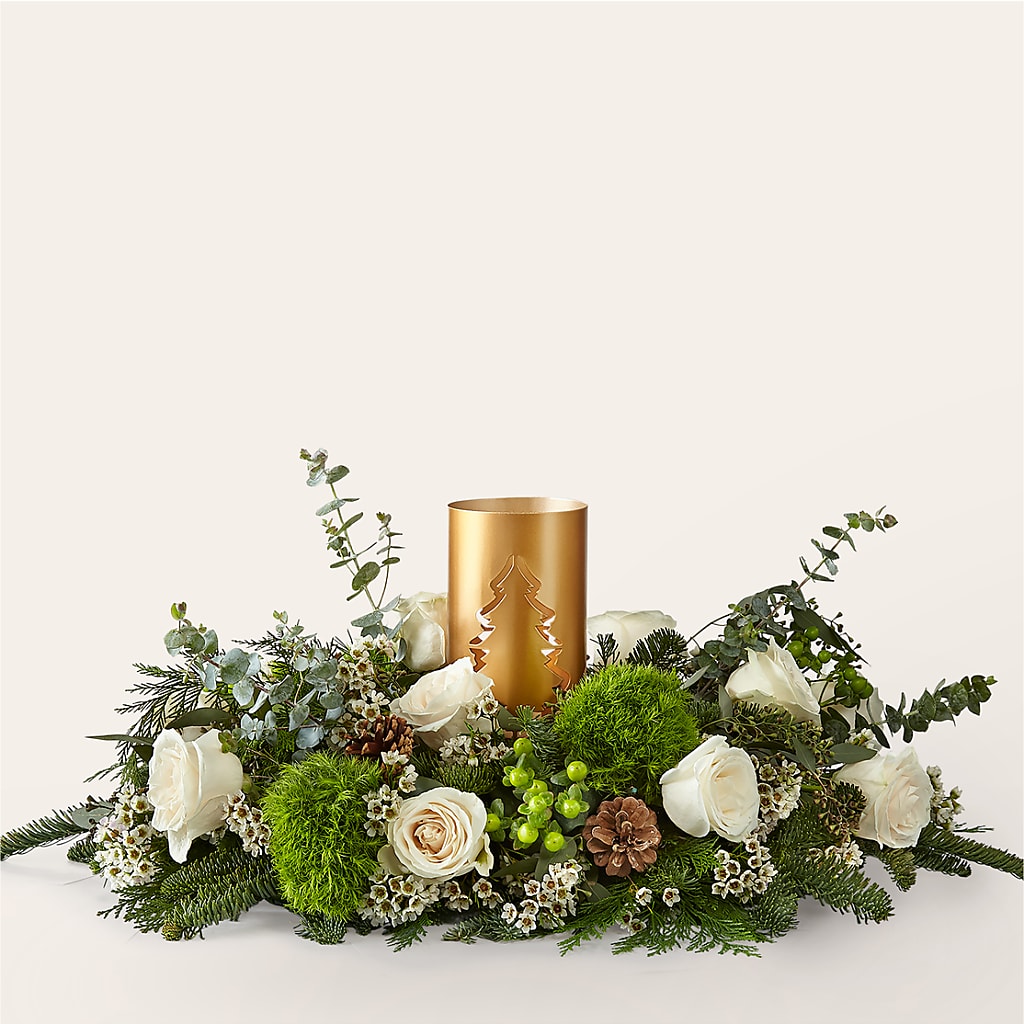 Chestnuts Roasting Centerpiece – Barbur Floral Shop, Geneva NE
