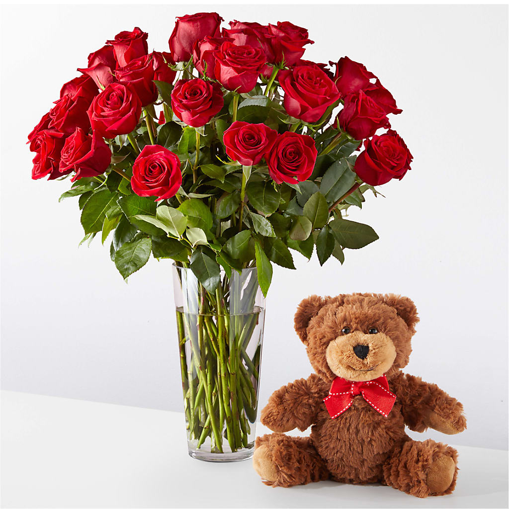 Romantic Long Stem Red Rose Bouquet Bundles – Barbur Floral Shop, Geneva NE