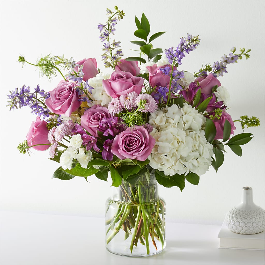 Violet Caress Bouquet – Barbur Floral Shop, Geneva NE