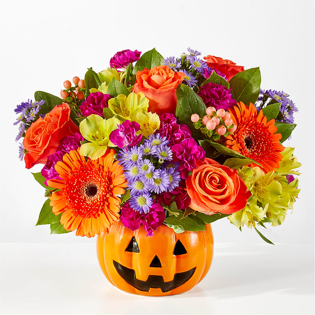 Tricks & Treats Pumpkin – Barbur Floral Shop, Geneva NE