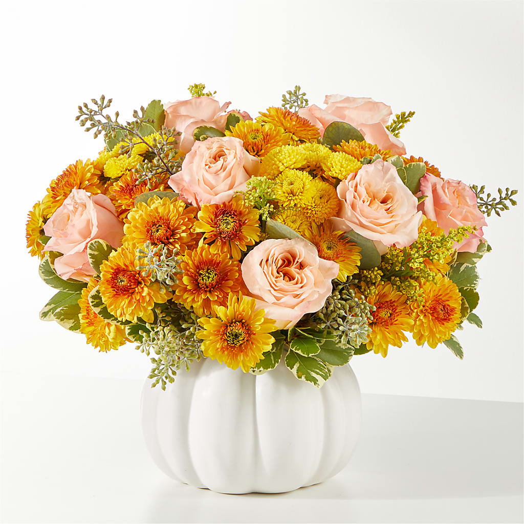 Peachy Pumpkin – Barbur Floral Shop, Geneva NE