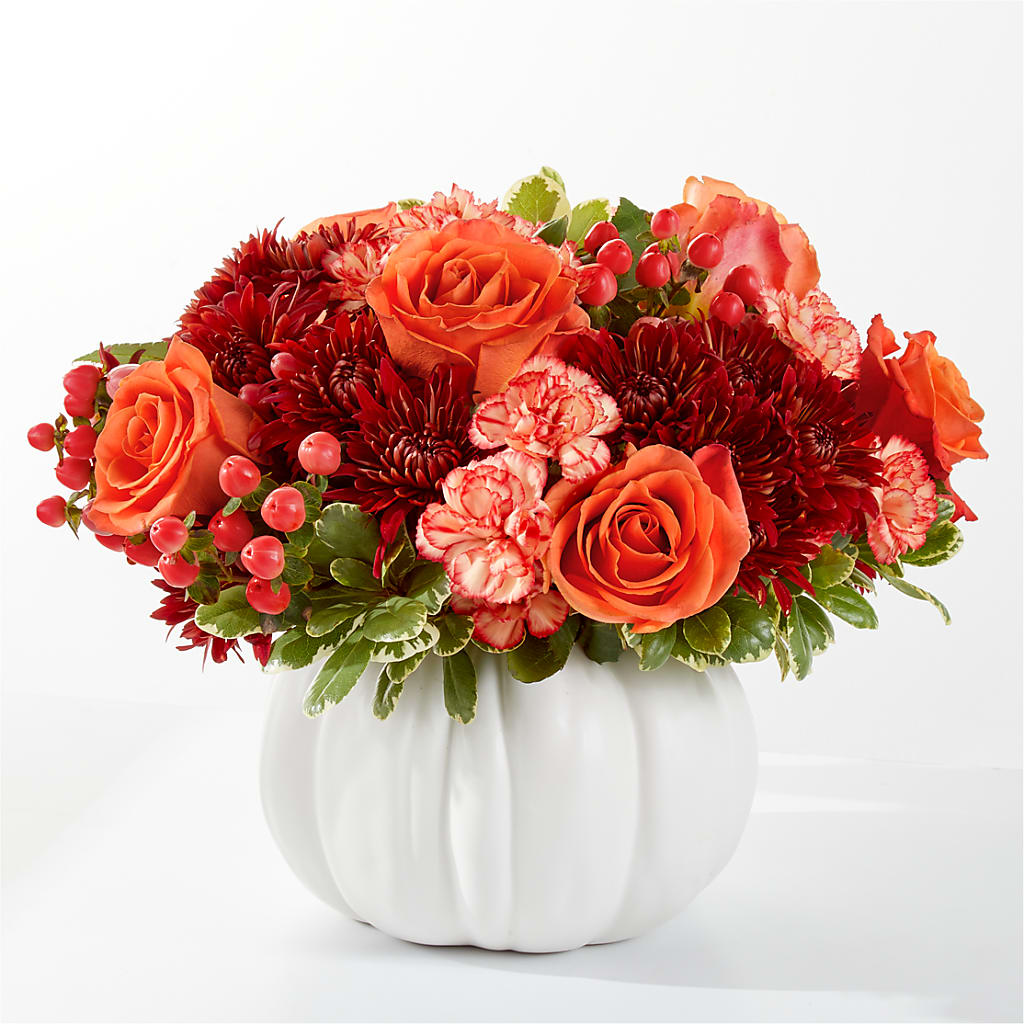 Autumn Air Pumpkin Bouquet – Barbur Floral Shop, Geneva NE