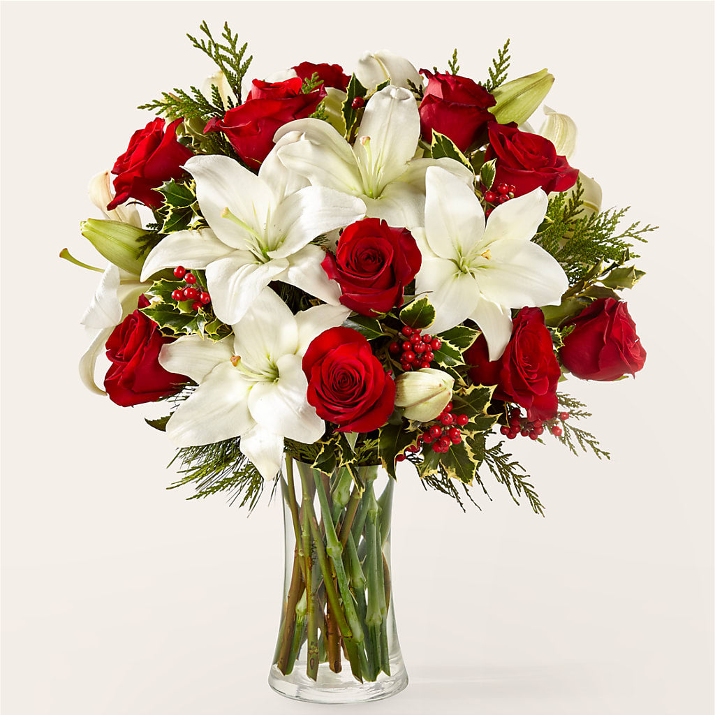 Sparkling Snowflakes Bouquet – Barbur Floral Shop, Geneva NE