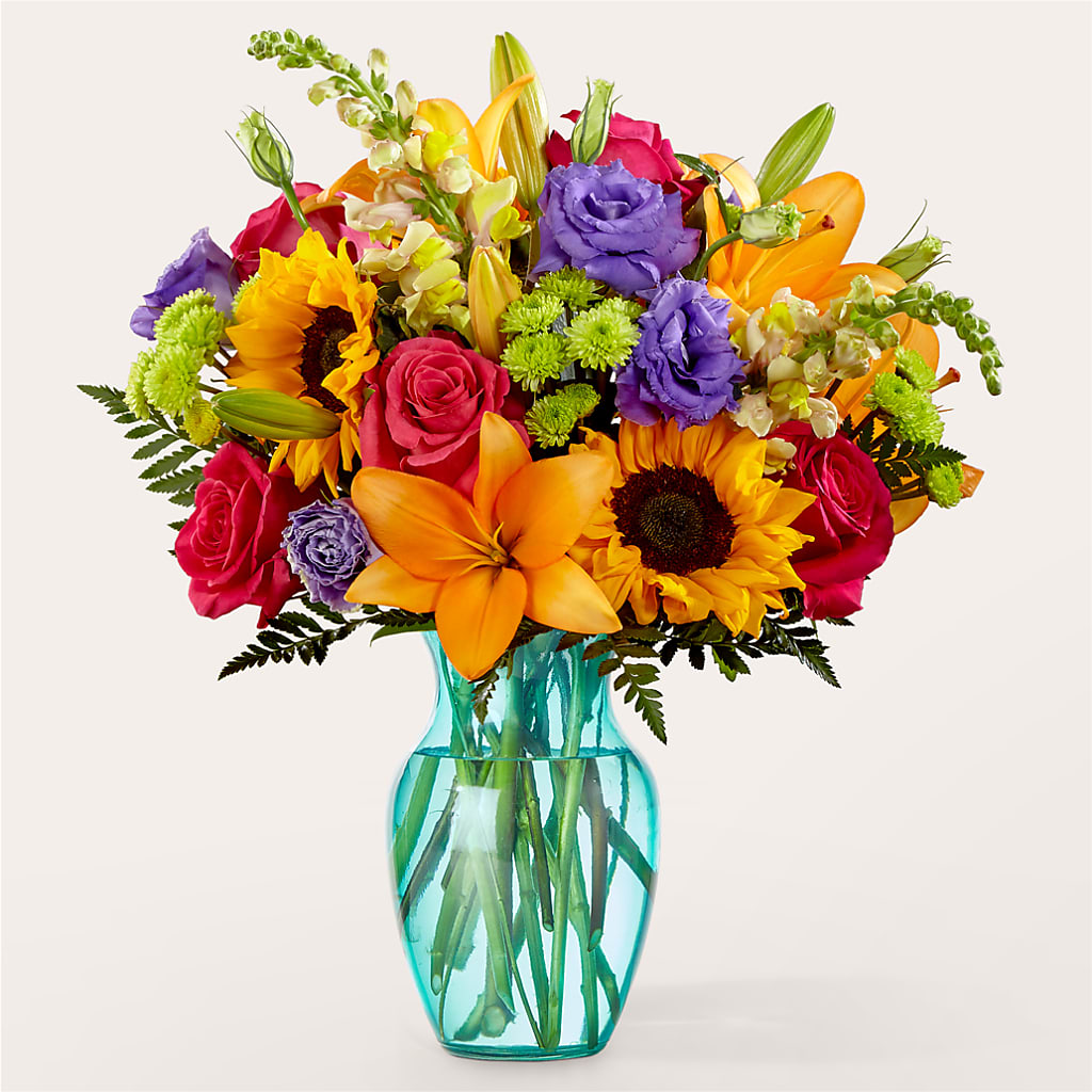 Double Rainbow Bouquet – Barbur Floral Shop, Geneva NE