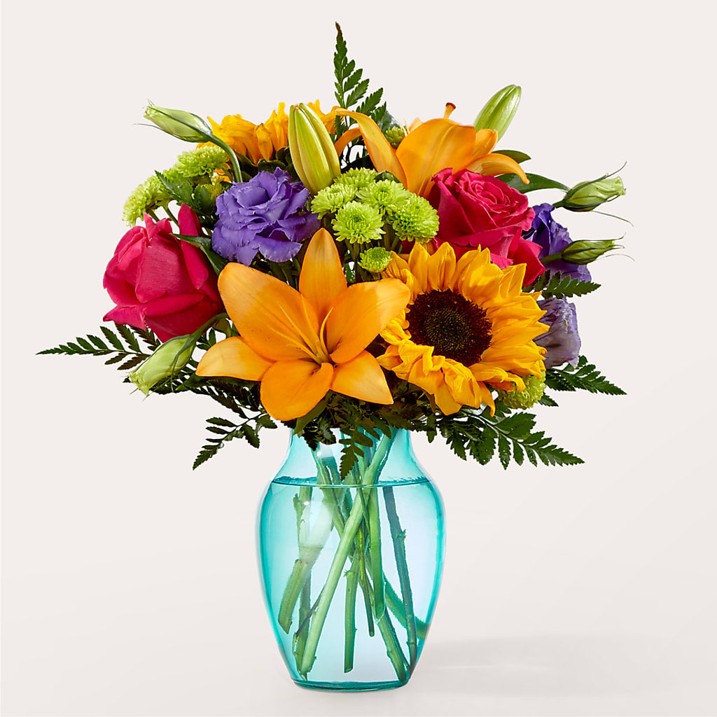 Double Rainbow Bouquet – Barbur Floral Shop, Geneva NE