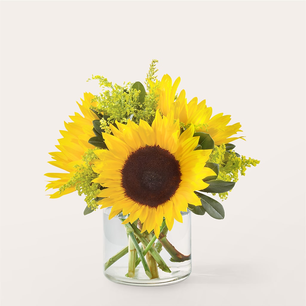 Beaming Sunflower Bouquet – Barbur Floral Shop, Geneva NE