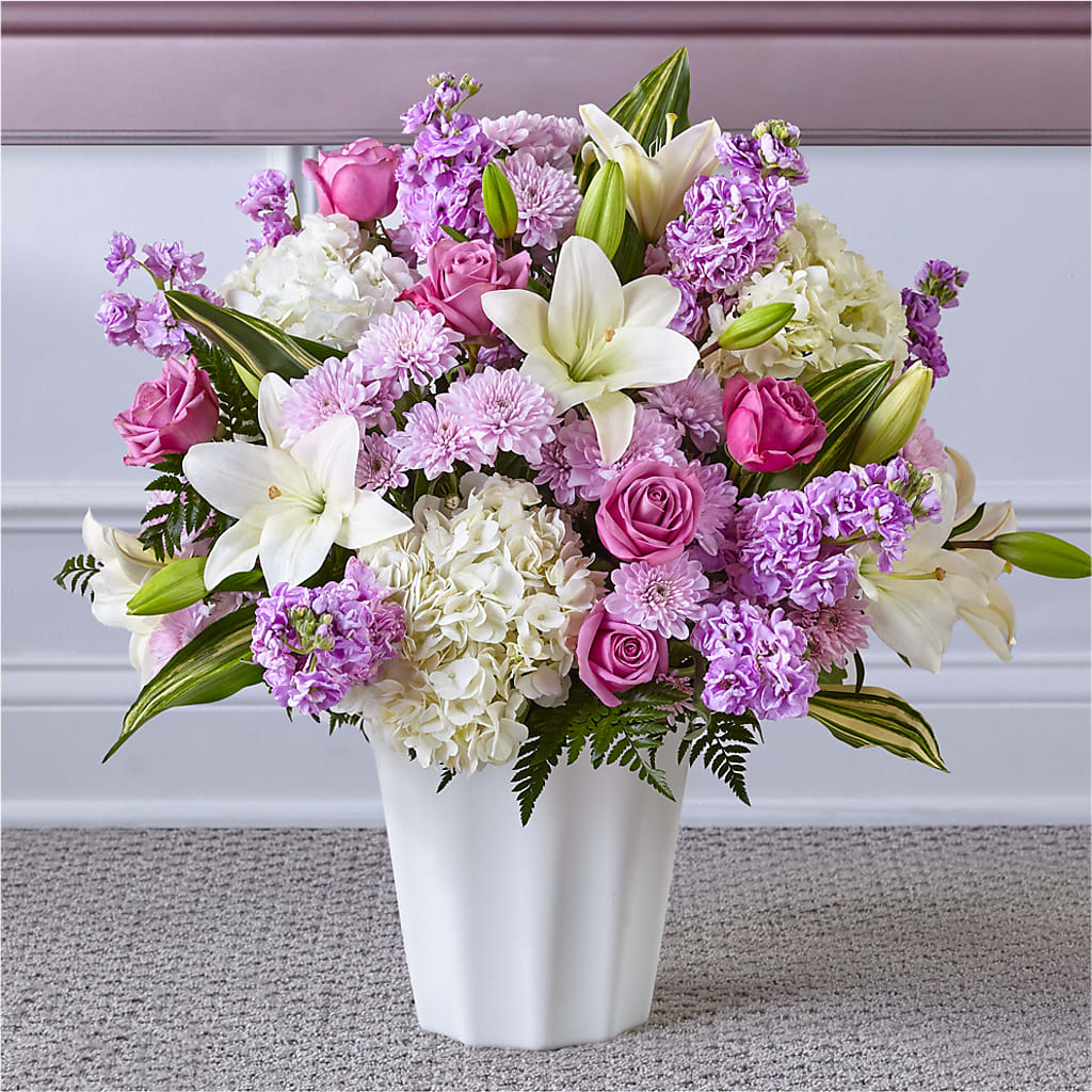 Heaven Sent Floor Basket – Barbur Floral Shop, Geneva NE