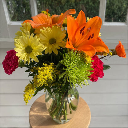 Bold & Bright – A Florist Original –  Barbur Floral Shop, Geneva NE