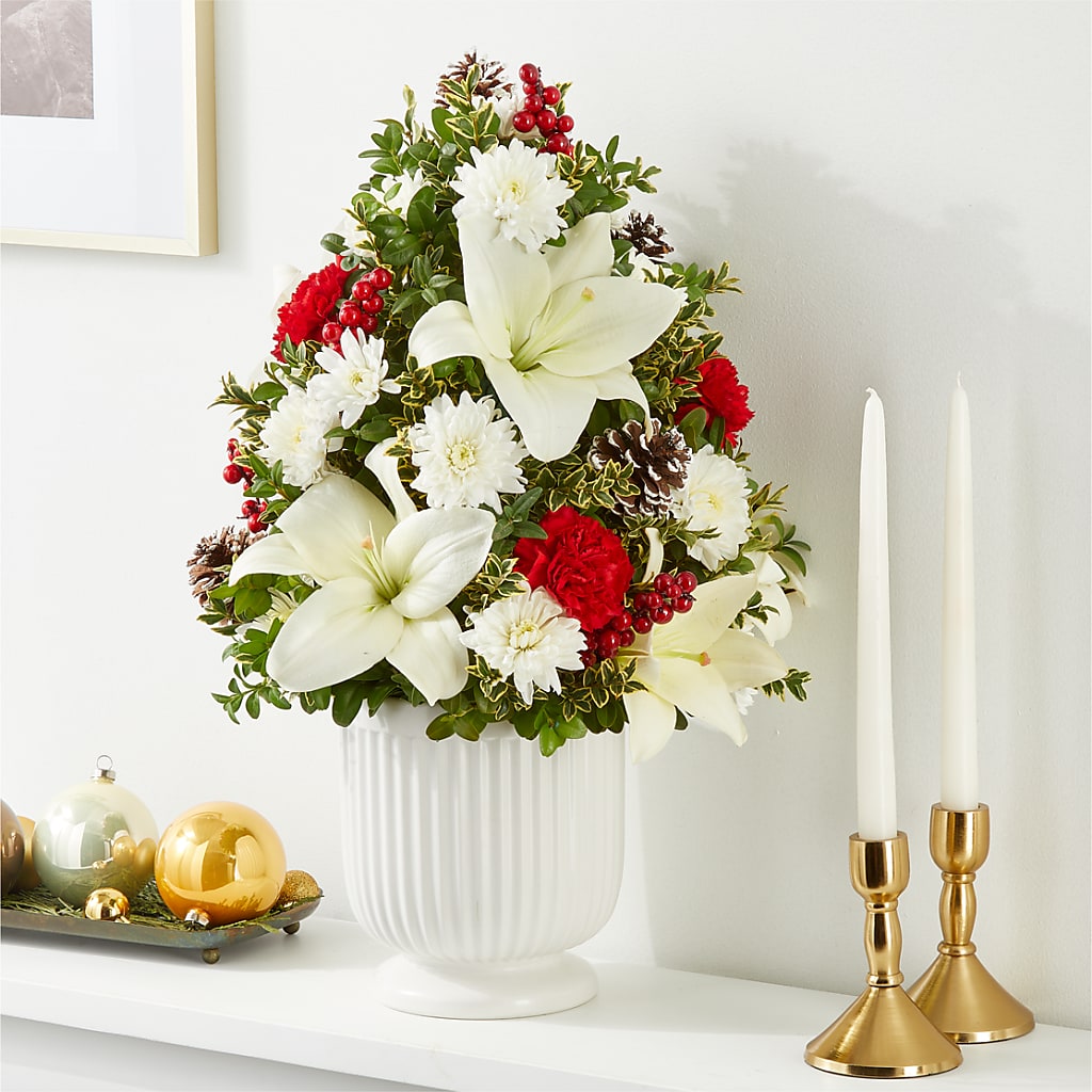 Festive Moments Tree –  Barbur Floral Shop, Geneva NE