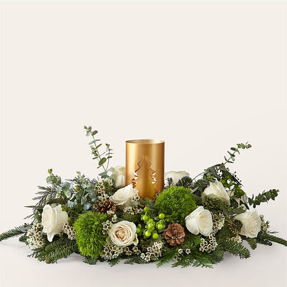 Chestnuts Roasting Centerpiece –  Barbur Floral Shop, Geneva NE