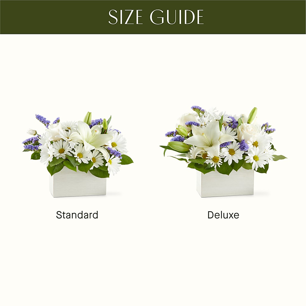 Beyond Blue Box Bouquet –  Barbur Floral Shop, Geneva NE