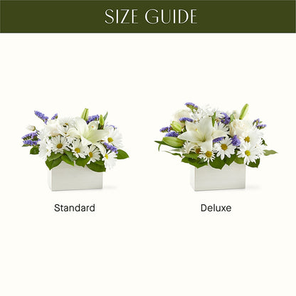 Beyond Blue Box Bouquet –  Barbur Floral Shop, Geneva NE