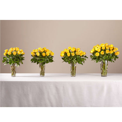 Long Stem Yellow Rose Bouquet –  Barbur Floral Shop, Geneva NE