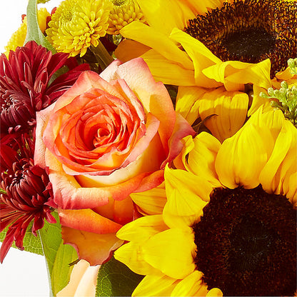Golden Gourd Pumpkin Bouquet –  Barbur Floral Shop, Geneva NE