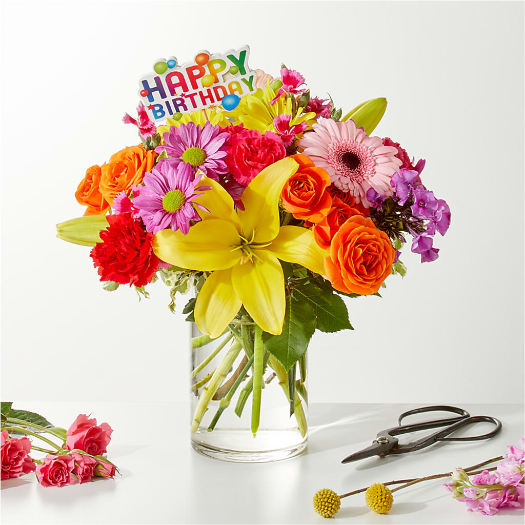 Cue the Confetti - A Florist Original –  Barbur Floral Shop, Geneva NE