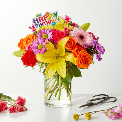 Cue the Confetti - A Florist Original –  Barbur Floral Shop, Geneva NE