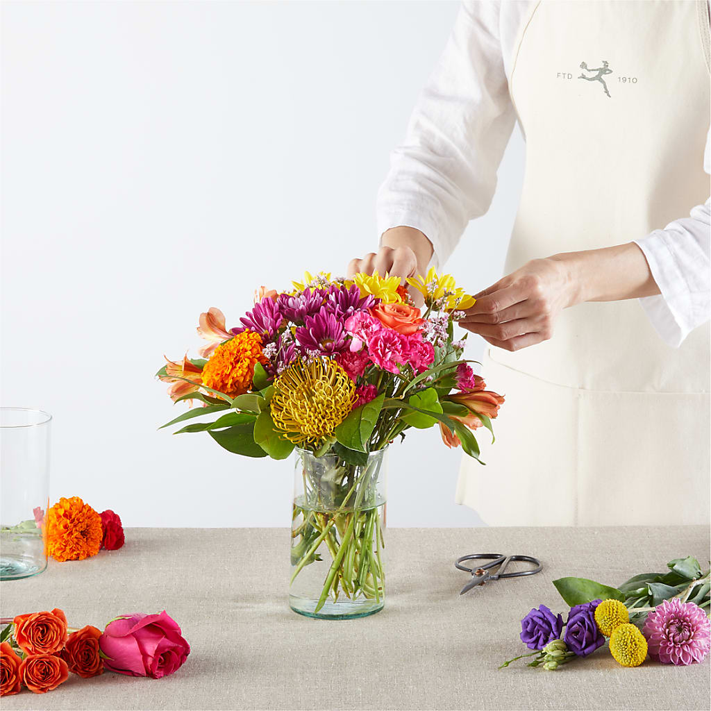 Feast of Color – A Florist Original –  Barbur Floral Shop, Geneva NE