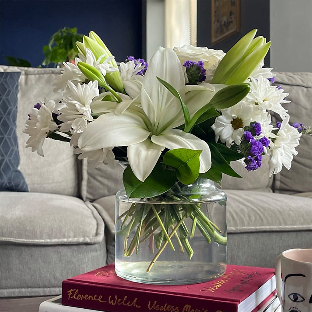 Beyond Blue Bouquet –  Barbur Floral Shop, Geneva NE