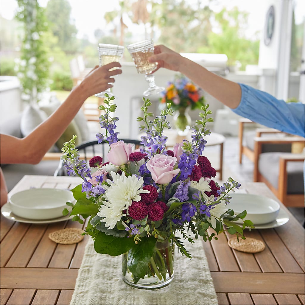 Violet Frost Bouquet –  Barbur Floral Shop, Geneva NE
