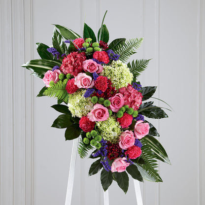 Refreshing Mix Standing Spray –  Barbur Floral Shop, Geneva NE