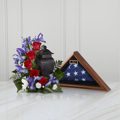 Patriotic Tribute Arrangement –  Barbur Floral Shop, Geneva NE