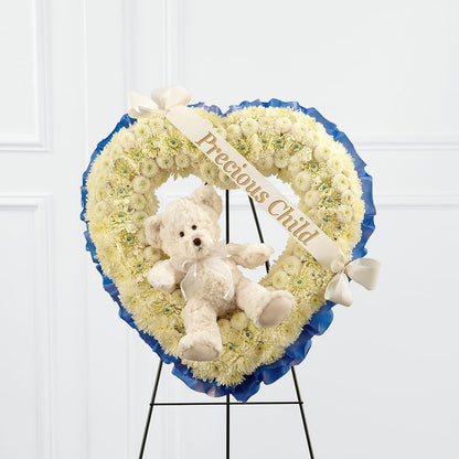 Precious Child Standing Heart –  Barbur Floral Shop, Geneva NE