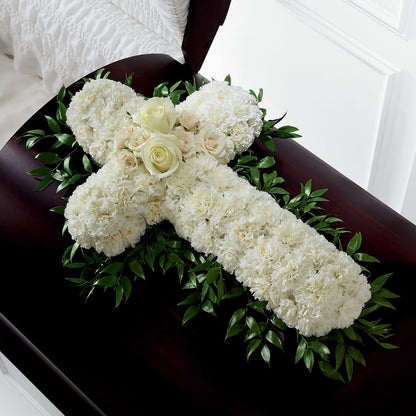 Peaceful Memories Casket Spray (Standard) –  Barbur Floral Shop, Geneva NE