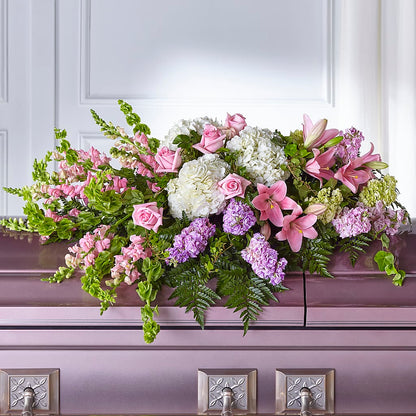 Life's Gratitude Casket Spray –  Barbur Floral Shop, Geneva NE