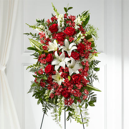 Everlasting Memory Standing Spray –  Barbur Floral Shop, Geneva NE