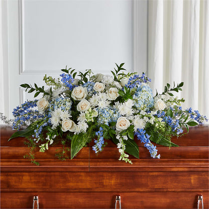 Timeless Essence Casket Spray –  Barbur Floral Shop, Geneva NE