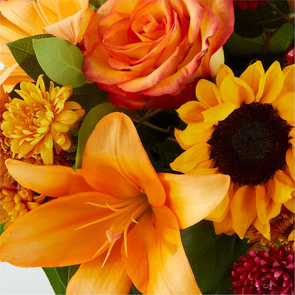 Grateful Centerpiece –  Barbur Floral Shop, Geneva NE