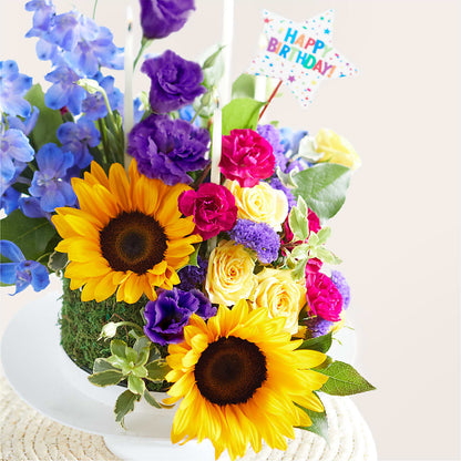 Star of the Day Floral Cake –  Barbur Floral Shop, Geneva NE