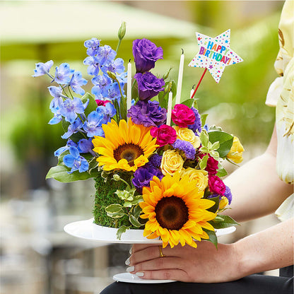 Star of the Day Floral Cake –  Barbur Floral Shop, Geneva NE