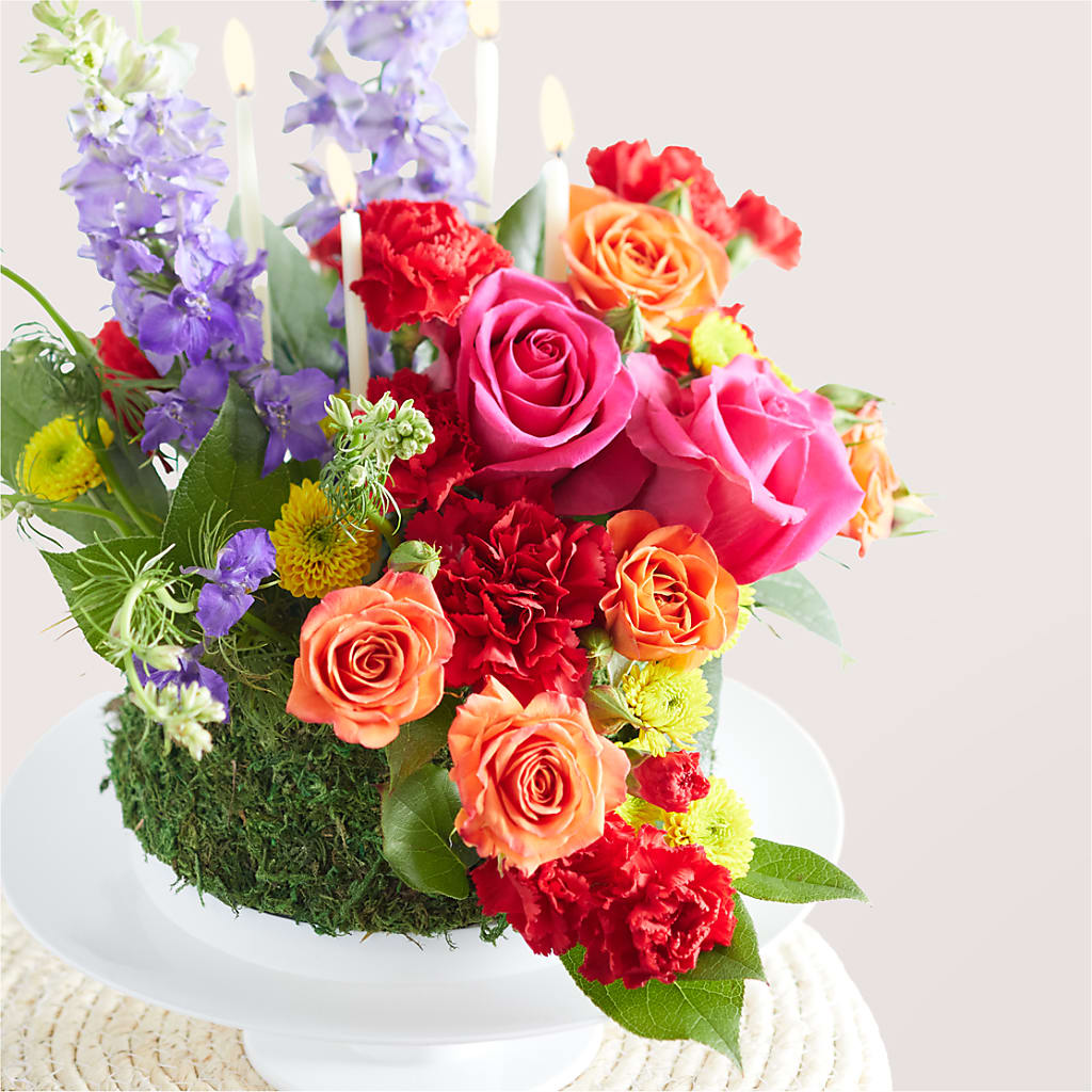 Best Year Yet Floral Cake –  Barbur Floral Shop, Geneva NE