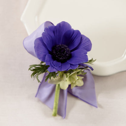 Purple Passion Boutonniere –  Barbur Floral Shop, Geneva NE