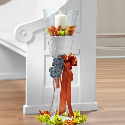 Matrimony Pew Decor –  Barbur Floral Shop, Geneva NE
