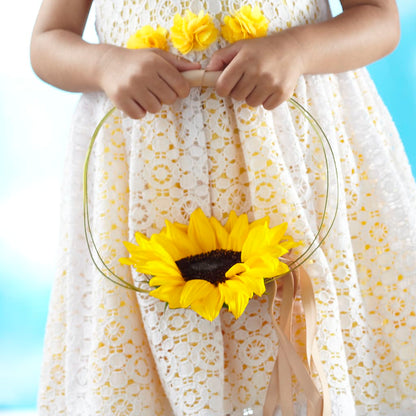 Sweet Sunshine Flower Girl Bouquet –  Barbur Floral Shop, Geneva NE