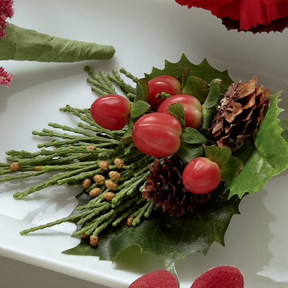 Red Berry Boutonniere –  Barbur Floral Shop, Geneva NE