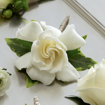 Gardenia Boutonniere –  Barbur Floral Shop, Geneva NE